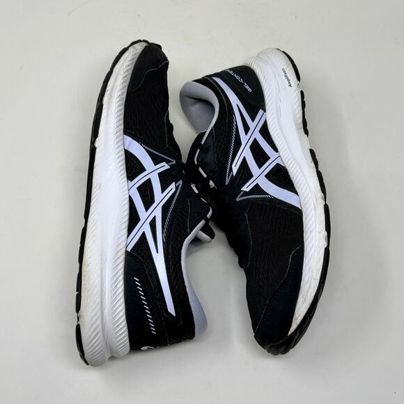 ASICS Gel Contend-7 Run Shoes Womens Sz 10 Black White Lightweight I.7.1 Durable - Picture 14 of 16